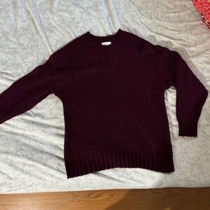 Oak + Fort burgundy sweater